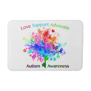 Autismus im Frequenzbereich Badematte