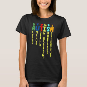 Autismus immer einzigartig Total Autismus Sensibil T-Shirt