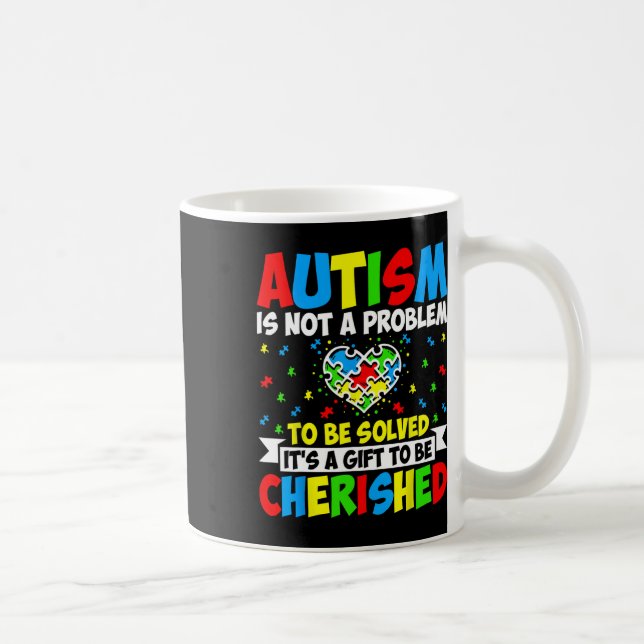 Autismus ist kein zu lösendes Problem - Autismus v Kaffeetasse (Rechts)
