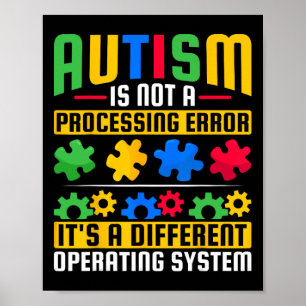 Autismus ist kein zu lösendes Problem - Autismus v Poster