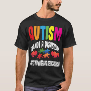 Autismus ist keine Behinderung, dafür gibt es kein T-Shirt