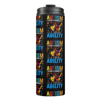 Autismus ist keine Behinderung, sondern eine ander Thermosbecher