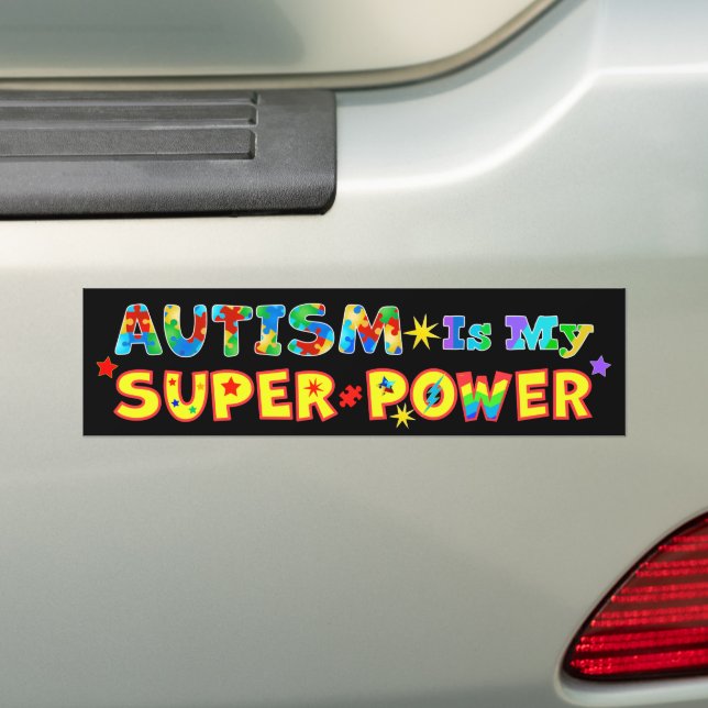 Autismus ist mein Super-Power Autoaufkleber (Auf Auto)