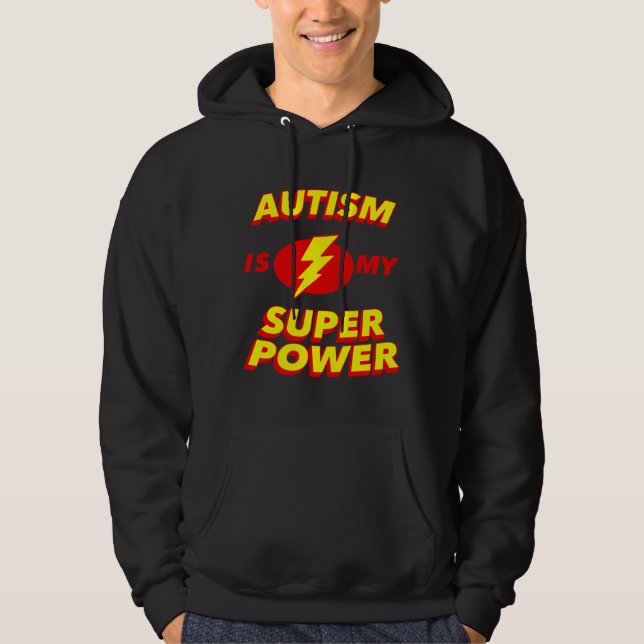 Autismus ist mein Super-Power-Held Hoodie (Vorderseite)
