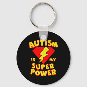 Autismus ist mein Super-Power Superhero Autism Awa Schlüsselanhänger