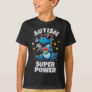 Autismus ist meine Supermacht Autismus Bewusstsein T-Shirt