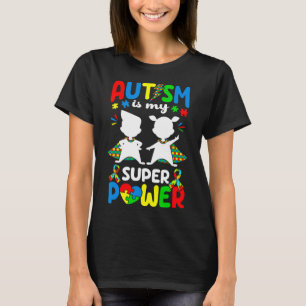 Autismus ist meine Supermacht Autist Autisten unte T-Shirt