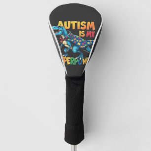 Autismus ist meine Supermacht Dinosaurier Autismus Golf Headcover