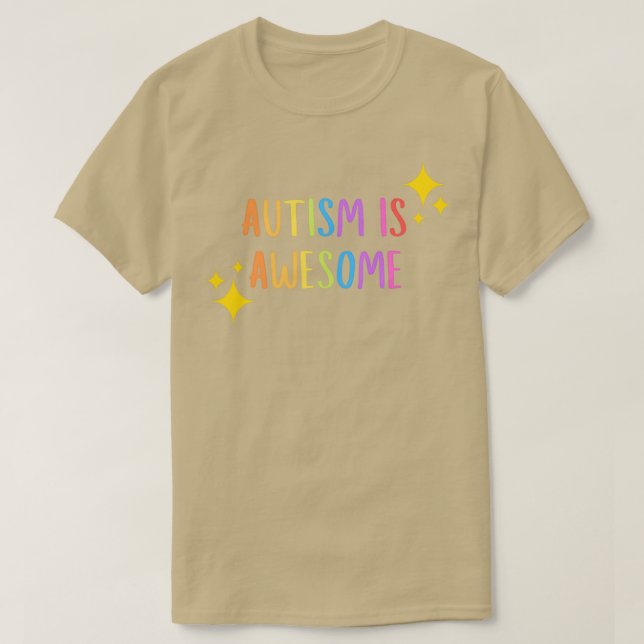 Autismus ist Phantastisch T-Shirt (Design vorne)