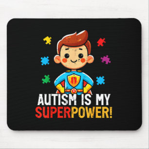 Autismus ist Superhelden-Superkraft asd bewusstsei Mousepad