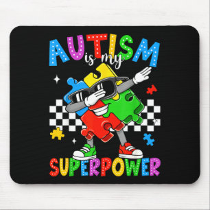 Autismus ist Superkraft Autismus-Bewusstsein Dabbi Mousepad
