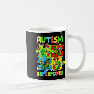 Autismus ist Superkraft Dinosaurier T Rex Autismus Kaffeetasse
