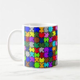 Autismus jigsaw kaffeetasse
