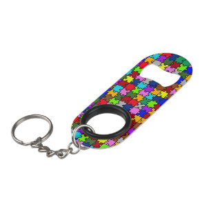 Autismus jigsaw mini flaschenöffner