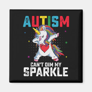 Autismus kann mein Funkeln nicht trüben Einhorn-Be Magnet