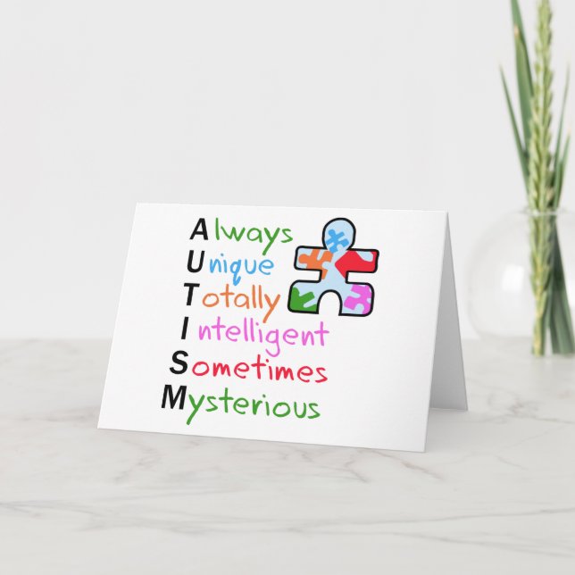 Autismus Karte (Vorderseite)