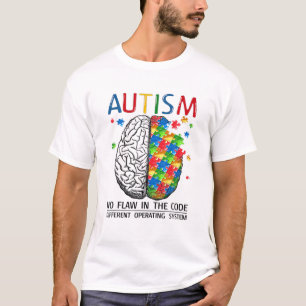 Autismus: kein Fehler im Kodex Autistische Hirnaut T-Shirt