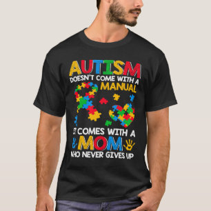 Autismus Kommt Nicht Mit Einem Handbuch Puzzle Ban T-Shirt