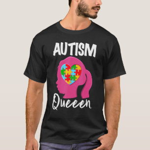 Autismus Königin Mädchen Kinder Autismus-Bewusstse T-Shirt