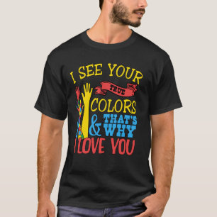 Autismus-Lehrer Autismus-Bewusstsein Sonderpädagog T-Shirt