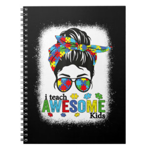 Autismus Lehrer Hemd I Unterrichte Phantastische K Notizblock