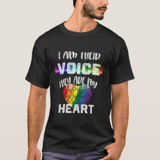 Autismus Lehrer Ich bin ihre Stimme, sie sind mein T-Shirt