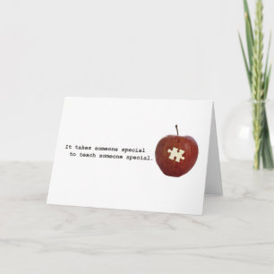 Autismus-Lehrer Karte