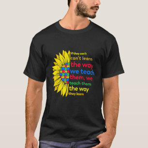 Autismus-Lehrer lehren Weg lernen autistischer Son T-Shirt