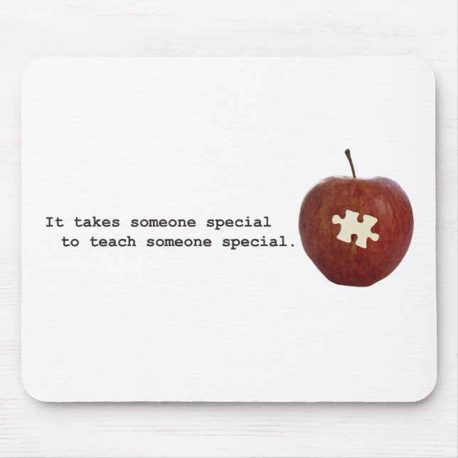 Autismus-Lehrer Mousepad (Vorne)