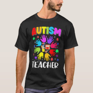 Autismus-Lehrer-Puzzle Autismus-Bewusstsein Autist T-Shirt