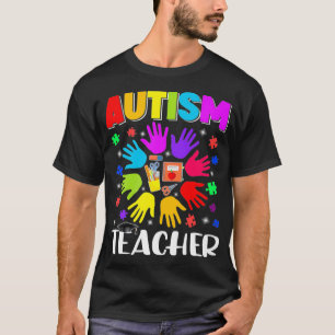 Autismus Lehrer Puzzle Autismus Bewusstsein Autist T-Shirt