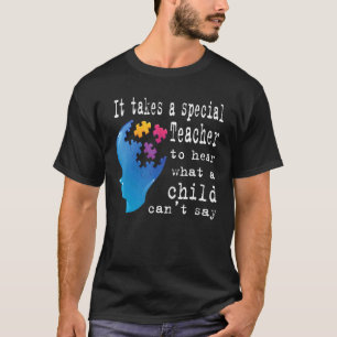 Autismus-Lehrer-Stück Besonderes Kind Frauen Autis T-Shirt