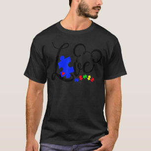Autismus Liebe Buntes Puzzle Autistisch Autismus-B T-Shirt
