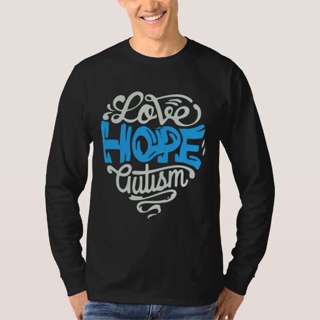 Autismus Liebe Hope T-Shirt (Vorderseite)