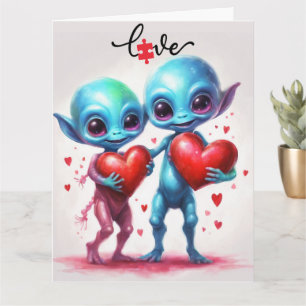 Autismus Liebe Karte
