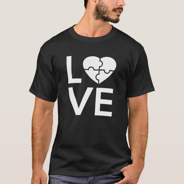 Autismus-Liebe T-Shirt (Vorderseite)