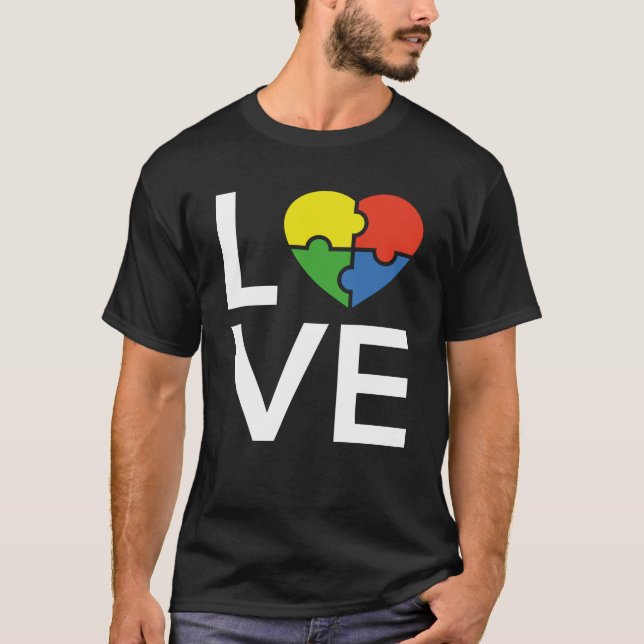 Autismus-Liebe T-Shirt (Vorderseite)