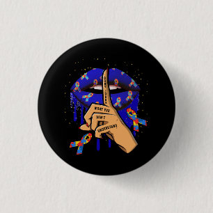 Autismus Lippen beurteilen nicht, was man nicht ve Button