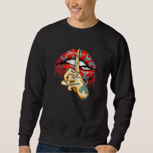 Autismus Lippen beurteilen nicht, was man nicht ve Sweatshirt
