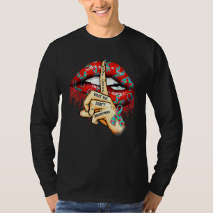 Autismus Lippen beurteilen nicht, was man nicht ve T-Shirt