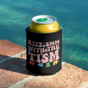 Autismus Lustiger Rizz Em With The Tism Meme Autis Dosenkühler
