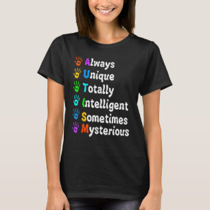 Autismus Mama Autismus Bewusstsein Autistische Jun T-Shirt