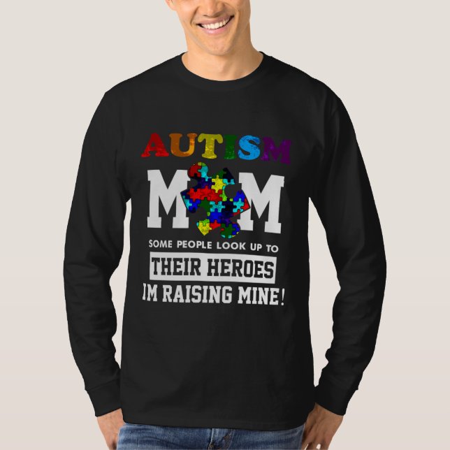 Autismus Mama Autismus Bewusstsein T-Shirt (Vorderseite)