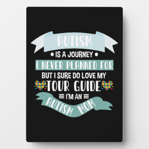 Autismus-Mama Autismus ist eine Reise, für die ich Fotoplatte
