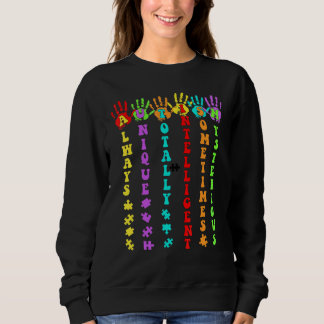 Autismus Mama Autismus Sensibilisierung Autistisch Sweatshirt
