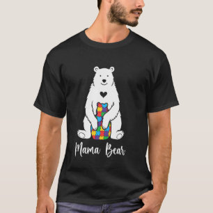 Autismus Mama Bär Mutter Liebe Autistisches Kind A T-Shirt