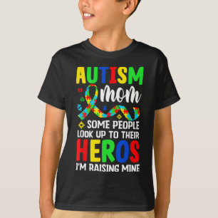 Autismus Mama einige Leute schauen auf Helden, die T-Shirt
