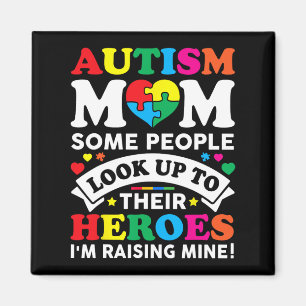Autismus Mama einige Leute schauen auf ihre Helden Magnet