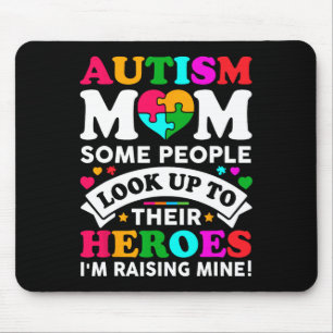 Autismus Mama Einige Leute schauen ihre Helden nac Mousepad