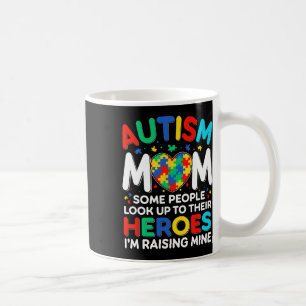 Autismus-Mama erzieht Helden Autismus-Bewusstsein Kaffeetasse